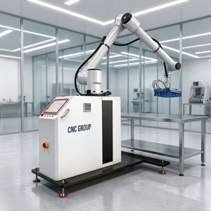 Bras robotisé collaboratif à 6 axes pour la manutention et l'empilage de palettes avec moteur et système d'emballage de palettes PLC - Product Image 1