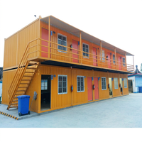 Maison préfabriquée modulaire en conteneur, cabine préfabriquée en acier empilable pour bureau, logement, hôtel, hébergement sur chantier