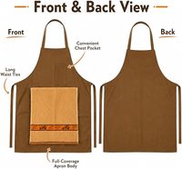 Lustige Kochschürze für Männer mit Versteckter Tasche, Anpassbare Maschinenwaschbare BBQ-Koch- und Reinigungsschürze