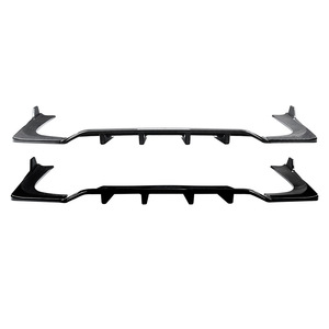 Mercedes-Benz C-Class W206 Rear Lip Carbon Fiber Texture ABS Piano Black 2022+ Rear Diffuser - Product Image 5