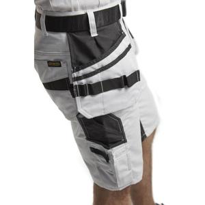 BLAKLADER - 109913301098C62 <b>Painters</b> shorts with stretch <b>White</b>/Dark grey - EAN 7330509659199 WORK TROUSERS WORK SHORTS - Product Image 5