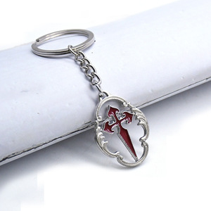 Porte-clés en forme de croix, pendentif en alliage de zinc, ornement cadeau portable, souvenir de voyage - Product Image 1