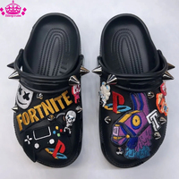 Logo personnalisé marque Bling Bling cristal chaussure diamant luxe bricolage Bling charme conception personnalisée chaussures brillant été respirant sandales