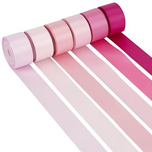 Factory Wholesale Custom Wine <b>Red</b> Polyester Grosgrain <b>Ribbon</b> for Gift Box Packing Wedding Decoration - Product Image 1