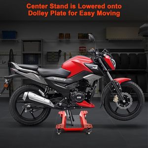 500lbs Heavy Duty Motocicleta Scooter <span class=keywords><strong>Mover</strong></span> Center Stand Move <span class=keywords><strong>Dolly</strong></span> - Product Image 4