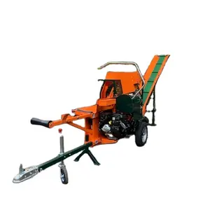 20Ton Gasoline Engine Firewood Processor Log Splitter Conveyor