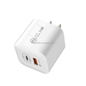 20W <b>USB</b> <b>C</b> Fast Charger Head QC3.0 Travel Wall Charger with <b>USB</b> A+Type <b>C</b> Dual Port PD Power <b>Adapter</b> - Product Image 5
