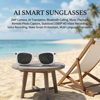 Gafas de Sol Inteligentes con Cámara Invisible y Música, Grabador de Video 4K, Grabación de Video HD 1080P, Traductor en Tiempo Real