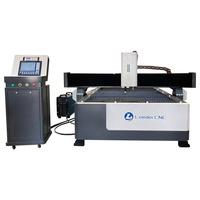 Machine multifonction 1500x3000 en acier 1530 avec commande FL, découpe plasma CNC, marquage rotatif à flamme, table à eau