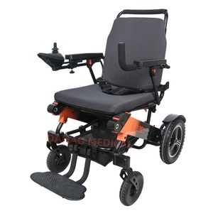 Sedia a Rotelle Elettrica con Schienale Alto, Batteria al Litio su Entrambi i Lati, Motore Doppio <span class=keywords><strong>da</strong></span> 300W, Telaio in Alluminio per Adulti Disabili con Paralisi Cerebrale - Product Image 2