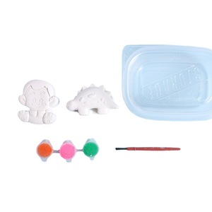 Kit de coloriage de poupées en plâtre pour enfants, jouet créatif de peinture DIY, 4-6 ans, taille unique, cadeau artisanal en plâtre - Product Image 5