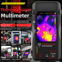 BSIDE SH9A Multimeter Pencitraan Termal Presisi Tinggi Fungsi Lengkap Empat Desimal Tiga Perempat, Pengukur Tegangan DC/AC, Suhu, dan Resistansi