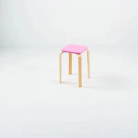 Chaise de bar et tabouret de salle à manger en plastique acrylique creux de forme rectangulaire, design moderne, nouveau mobilier pour la maison