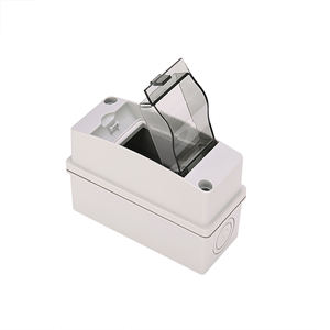 Outdoor IP65 Waterproof ABS Plastic Enclosure HT2 Way Switch Electrical Panel Box MCB Circuit DIN Rail Power <strong>Junction</strong> Box - Product Image 3