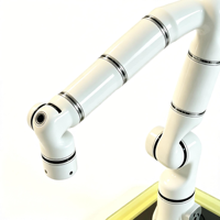 Robot Kolaboratif Baru Hirobot A2CA-605L 6DOF Lengan Paduan Aluminium 11.7KG Jangkauan Panjang 1161.5mm Cobot Penanganan Jangkauan Luas PLC