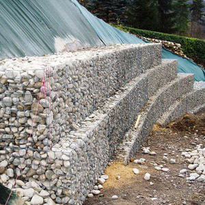 Gabion 표준 아연 도금 핫 박스 바구니 울타리 벽 2x1x1 와이어 mur 메쉬 판매 상자 크기 광장 gabion 가격 - Product Image 2