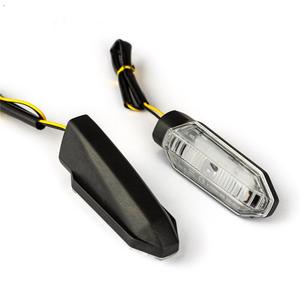 Clignotants de moto 12V 8MM lumière LED Mini indicateurs lumière Super lumineux ambre clignotant lampe avec marque E24 pour Honda/Kawasak - Product Image 1