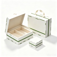 Carton ondulé imprimé en couleur en gros, boîte en carton rigide avec pelliculage mat et texte gaufré pour le stockage de gâteaux de lune, chocolats et aliments