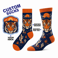 Chaussettes en coton personnalisées à faible MOQ, finition lisse, marque privée, pour commandes B2B