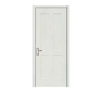 Heavy Duty Custom Painted Shaker Style 4 Panel Wood Interior MDF Room Door