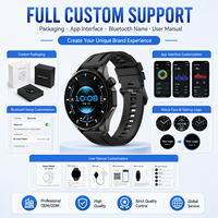 Reloj Inteligente Redondo con Logotipo Personalizado, Reloj Deportivo con Llamadas y Rastreador de Actividad Física de Marca Privada para Vendedores de Comercio Electrónico