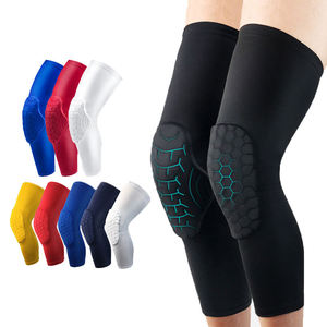 Genouillère de basketball pour adulte avec logo <span class=keywords><strong>personnalisé</strong></span>, antidérapante, anti-humidité, compression, absorption des chocs et structure alvéolée - Product Image 1