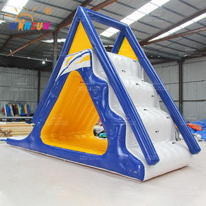 Glissade gonflable personnalisée WINSUN pour parcs aquatiques commerciaux - Matériel PVC Installation facile - Product Image 4