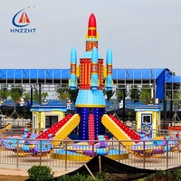 Manège autoportant HANGTIAN HTSCP-05, équipement d'amusement gonflable d'extérieur en acier pour 16 personnes, idéal pour les parcs d'attractions