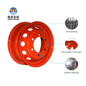 Chinese manufacturer Excellent Material tubeless bus steel wheel rim 14x6