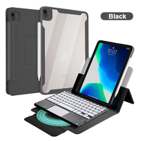 Étui en cuir intelligent détachable pour iPad 2021, 11 Pro, Transparent, magnétique, avec clavier, pour iPad Air 4, 2018 pouces, 10.9 pièces