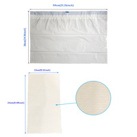 Lot de 10 sacs jetables pour toilettes portables avec coussinets absorbants et cordon de serrage, adaptés aux chaises de toilettes portables, aux seaux et aux bacs à eau, pour la maison et le camping