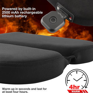 Portable Floding coussin de chaise chauffante coussin de siège hiver chaud doux confortable soutien coussin de siège de voiture chauffant pour hommes femmes conduite - Product Image 5