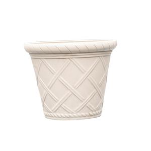Eco-friendly 7 pollici Shabby Chic con motivo romano in resina vaso di fiori urna da giardino per l'irrigazione all'aperto uso quotidiano - Product Image 5