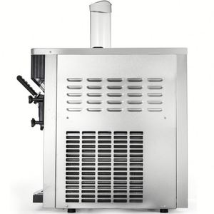 Machine à crème glacée molle commerciale avec porte-cône YKF-8218T sorbetière aux fruits de comptoir avec 2 + 1 saveurs - Product Image 5