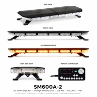 Barre lumineuse d'avertissement LED ambre et blanche en aluminium noir de 76 cm (30 pouces) pour Jeep Wrangler et Honda Accord (voitures et camions) – Fabricant de feux de signalisation de danger