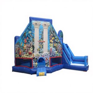 ปราสาทเป่าลมยักษ์ทำจาก PVC รับน้ำหนักได้ 800 กก. สำหรับ 12 คน - Product Image 1
