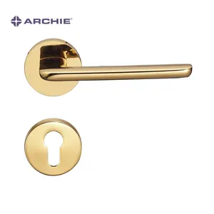 ARCHIE Brass Round Door Handle Luxury Handle For Door