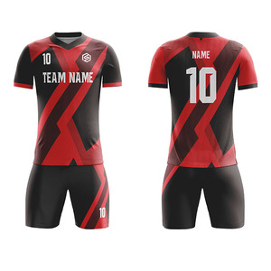 Seragam Latihan Sepak Bola Kustom untuk Anak-Anak Jersey Hijau Pakaian Tim Sepak Bola Logo Sublimasi 100% Poliester Cepat Kering Bernapas - Product Image 3