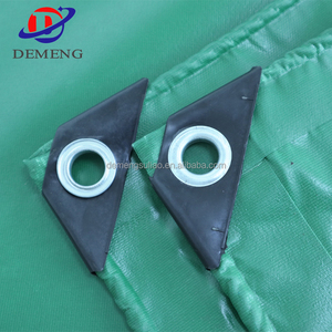 Bâche en PVC enduit vert 600 GSM super résistante et imperméable pour rideau latéral <span class=keywords><strong>de</strong></span> camion, idéale pour couverture extérieure à prix abordable - Product Image 1