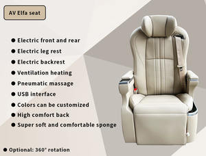 Siège de voiture de luxe <span class=keywords><strong>vip</strong></span> électrique modifié intérieur ST-AVAEF avec massage ventilé pour mercedes-benz w447 van hyundai staria <span class=keywords><strong>vip</strong></span> - Product Image 4