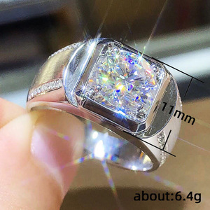 Anello di Cristallo per Uomo, Accessorio Minimalista per Uso Quotidiano e Feste - Product Image 5