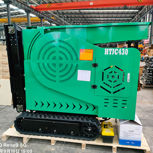 Concasseur à mâchoires mobile HTJC430, installation de concassage de roche mobile, 15 ch max. Capacité de production de 10t/h, idéale pour des opérations efficaces de concassage de pierres. - Product Image 2