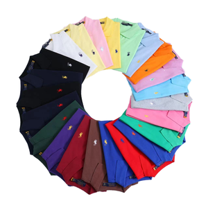 เสื้อเชิ๊ตผู้ชายแบบวินเทจผ้าคอตตอนแท้แขนสั้นปักลายป้องกันรอย<span class=keywords><strong>ย</strong></span>ับ - Product Image 4