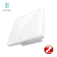 Interrupteur intelligent pour la maison Konke, sans fil, 1 gang, écran tactile intelligent, interrupteur lumineux Zigbee 3.0, télécommande intelligente