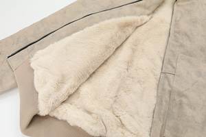 Veste <span class=keywords><strong>de</strong></span> <span class=keywords><strong>travail</strong></span> d'hiver vintage en toile délavée et lourde, doublée <span class=keywords><strong>de</strong></span> coton, avec fermeture éclair et capuche, pour chauffeur routier - Product Image 3