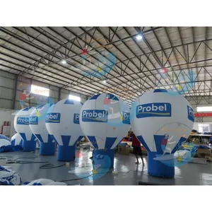 Oxford fabric Inflatable Roof Top Air Balloon Inflatable Ground Balloon For Advertising