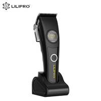 LILIPRO L63 Alat Cukur Rambut Profesional Motor Brushless Rotor Luar Tanpa Kabel Pisau DLC Alat Cukur Rambut Elektrik untuk Tukang Cukur