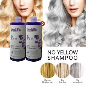 הסיטונאי להסיר צהוב אנטי ברזי שיער גוון מרכך 400 מ "ל סגול כסף עבור שיער אפור - Product Image 2