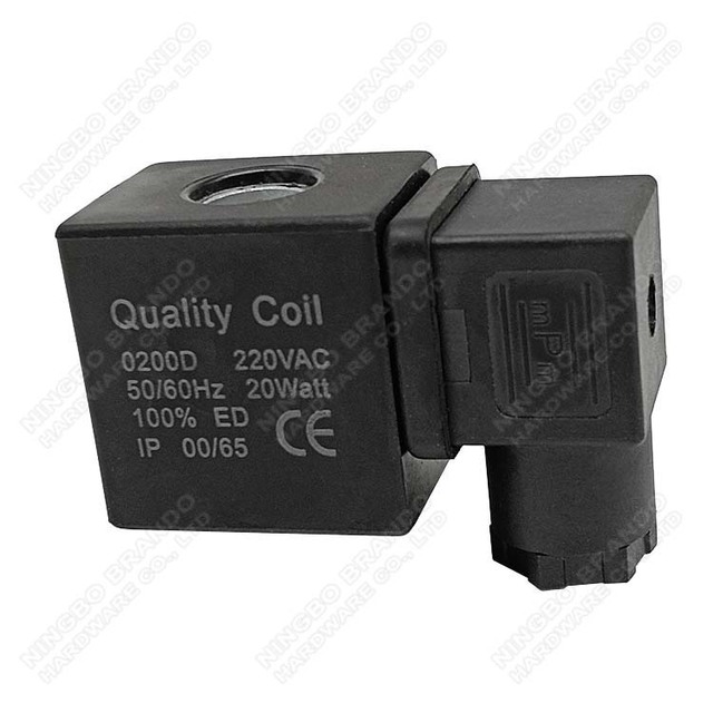 High Quality 0200D Solenoid Coil for Auto Drain Solenoid Valve 24V DC 220V 230V 110V 115V 24V AC 15W 20W 100%ED IP65