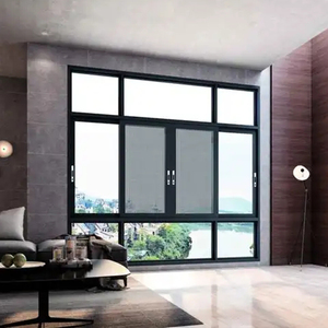 Cửa sổ trượt hợp kim nhôm cách âm kính hai lớp thiết kế hiện đại với lưới inox dùng cho căn hộ - Product Image 5